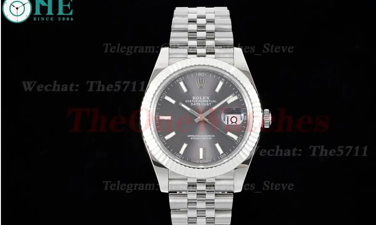 Datejust 126334 41mm Jubilee SS SS Grey Dial JVS VR3235