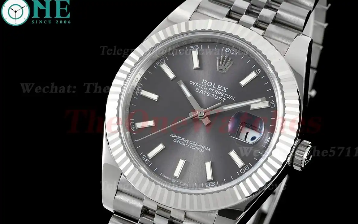 Datejust 126334 41mm Jubilee SS SS Grey Dial JVS VR3235