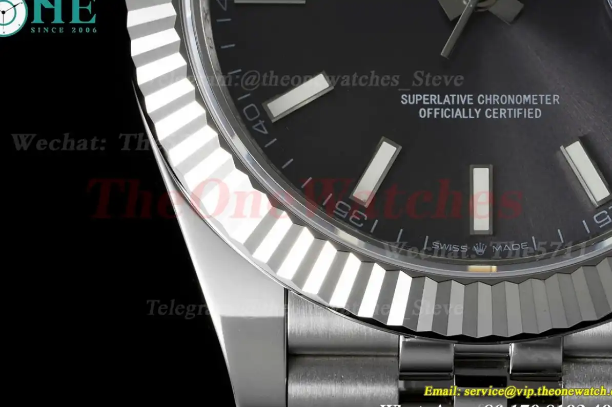 Datejust 126334 41mm Jubilee SS SS Grey Dial JVS VR3235