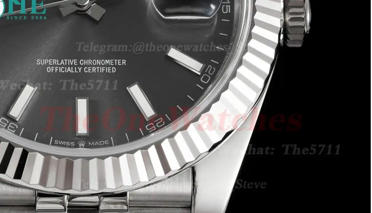 Datejust 126334 41mm Jubilee SS SS Grey Dial JVS VR3235