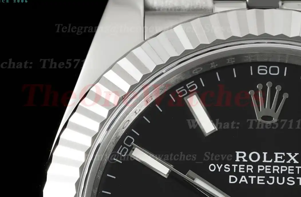 Datejust 126334 41mm Jubilee SS SS Black Dial JVS VR3235