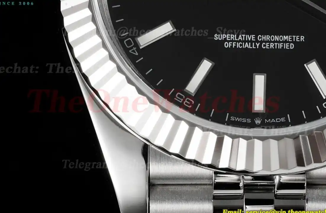 Datejust 126334 41mm Jubilee SS SS Black Dial JVS VR3235