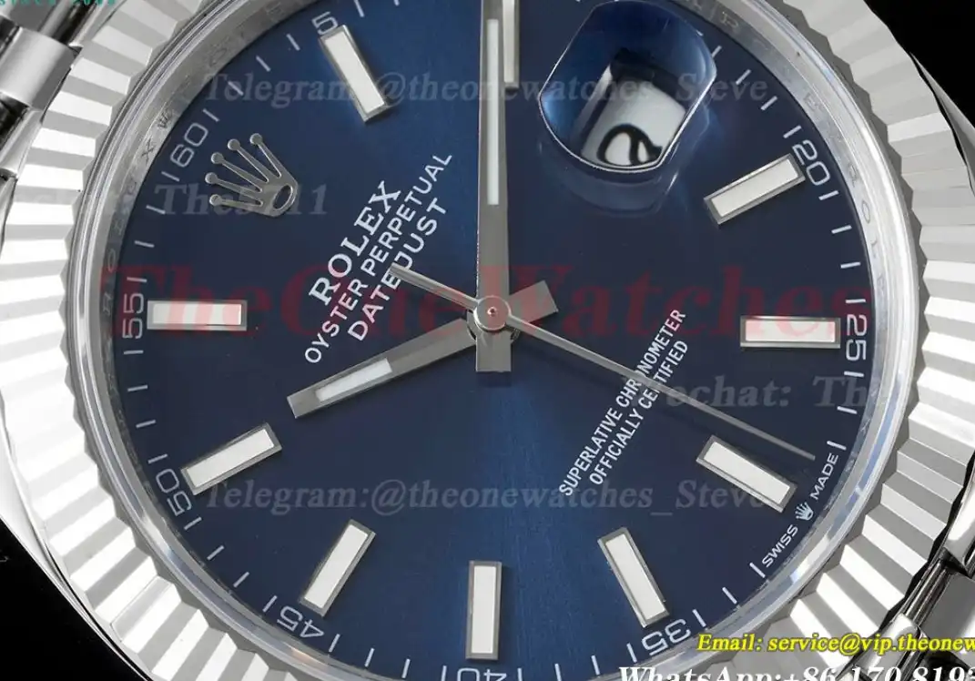 Datejust 126334 41mm Jubilee SS SS Blue Dial JVS VR3235