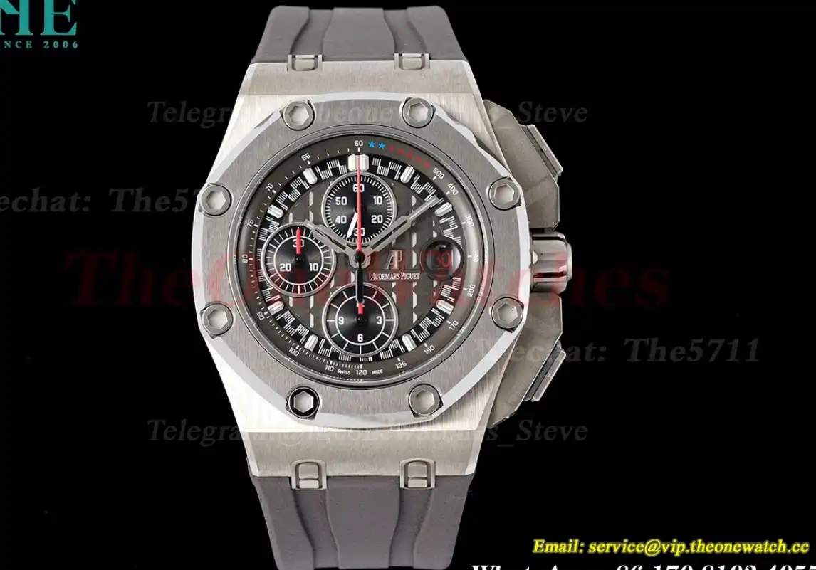 Royal Oak Offshore 44mm Michael Schumacher Ti RU Grey Black JJF A3126