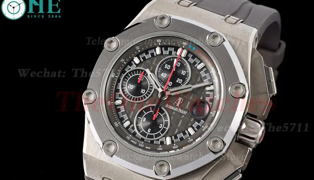 Royal Oak Offshore 44mm Michael Schumacher Ti RU Grey Black JJF A3126