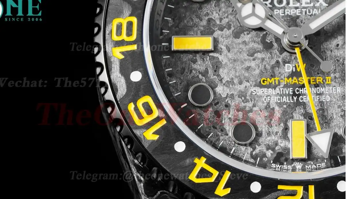 GMT Master II DIW Carbon NY Black Textured Dial VSF VR3186