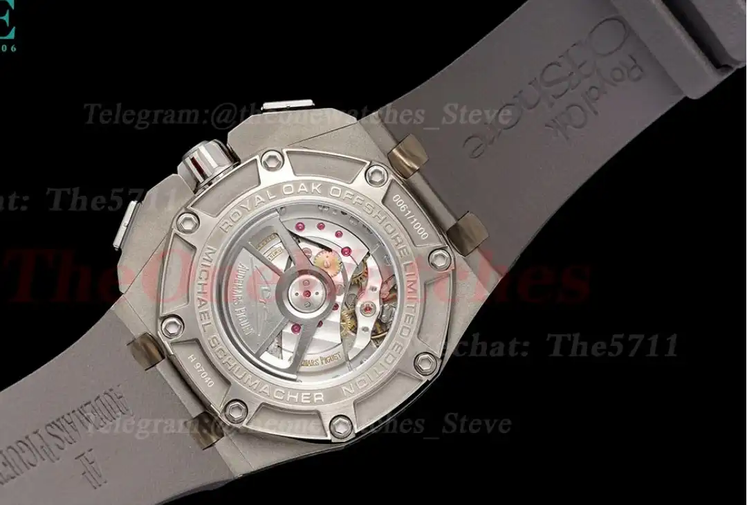 Royal Oak Offshore 44mm Michael Schumacher Ti RU Grey Black JJF A3126