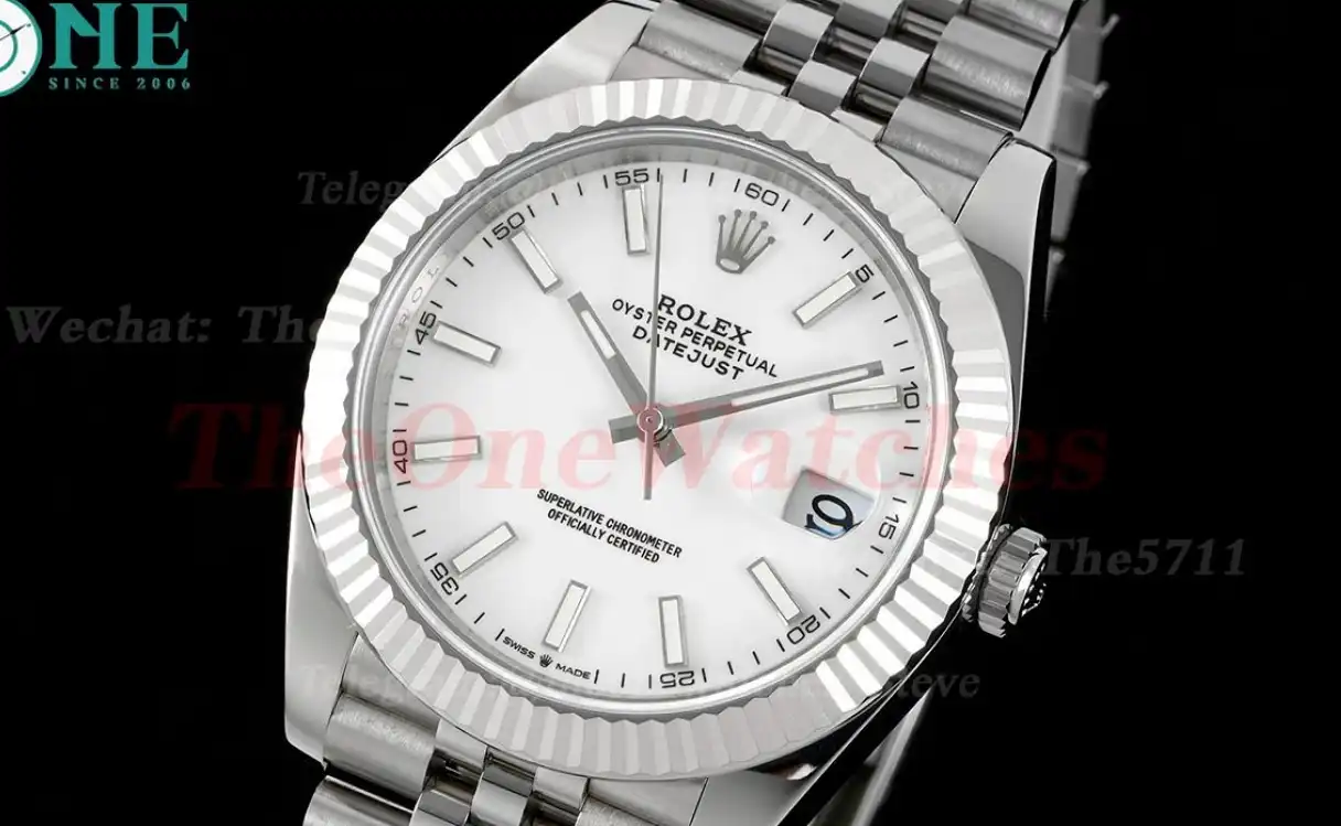 Datejust 126334 41mm Jubilee SS SS White Dial JVS VR3235