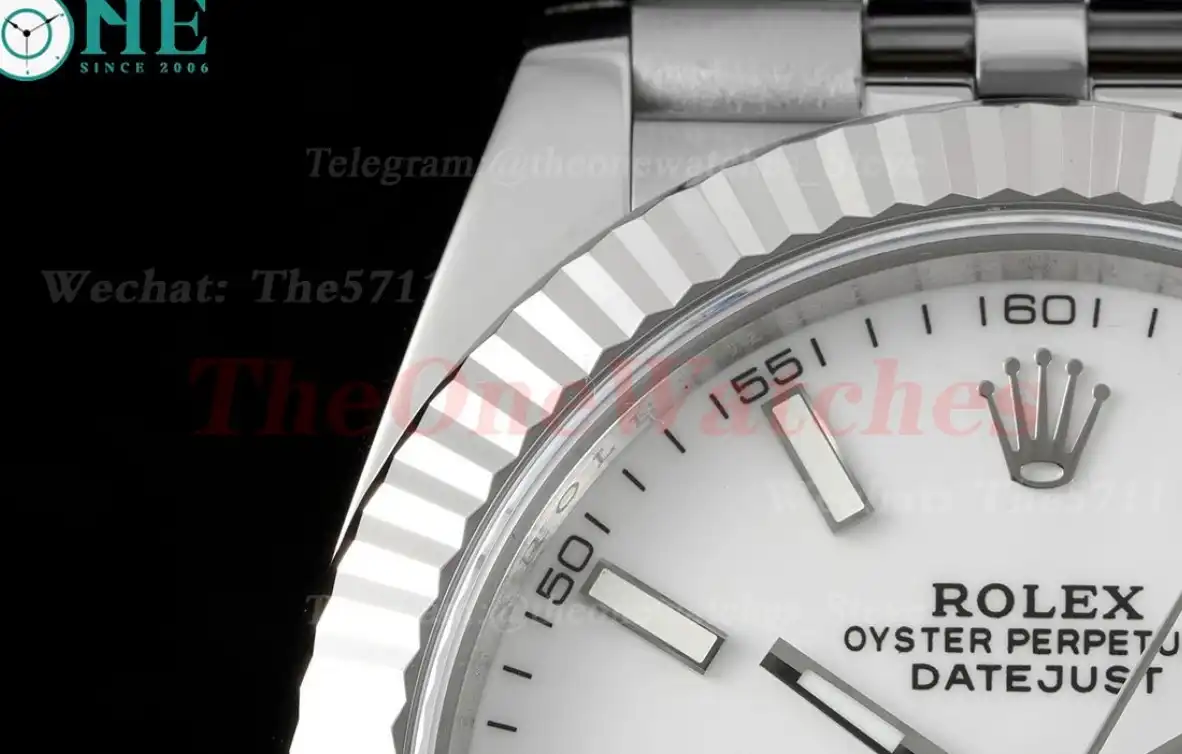 Datejust 126334 41mm Jubilee SS SS White Dial JVS VR3235