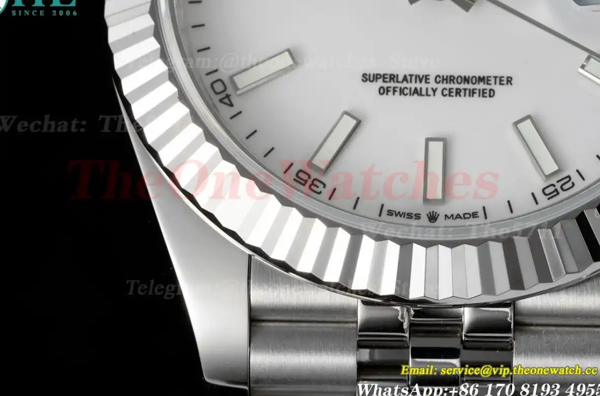 Datejust 126334 41mm Jubilee SS SS White Dial JVS VR3235