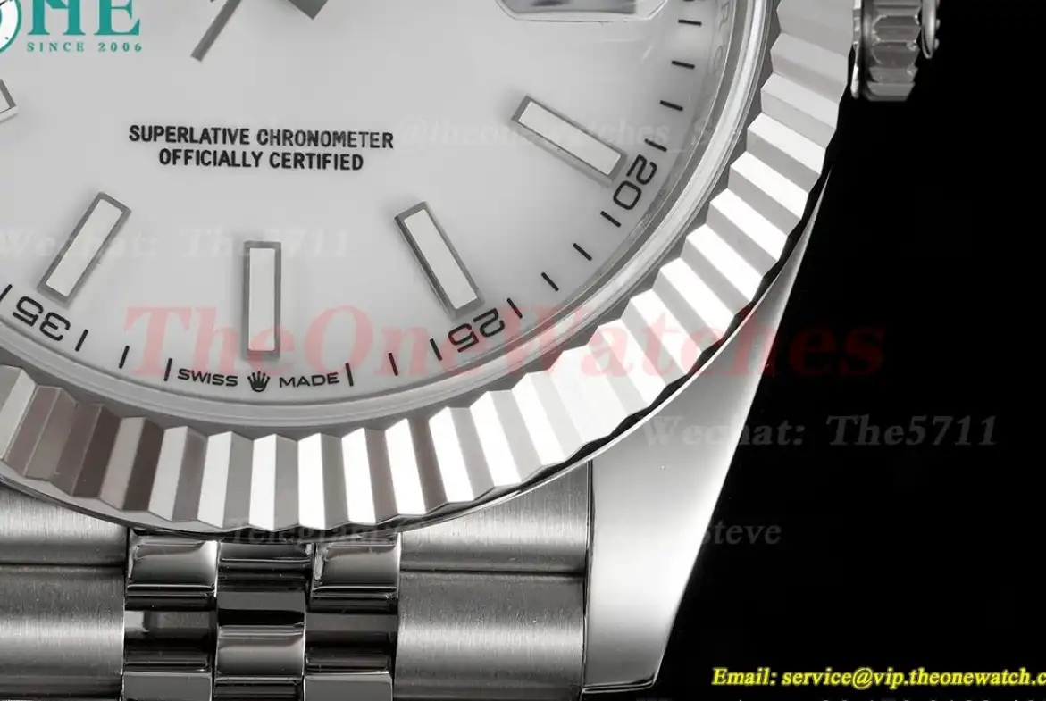 Datejust 126334 41mm Jubilee SS SS White Dial JVS VR3235