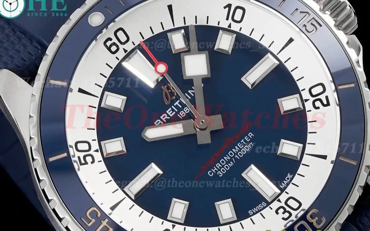 Superocean 42mm Blue Bezel SS RU Blue Dial BLSF A2824