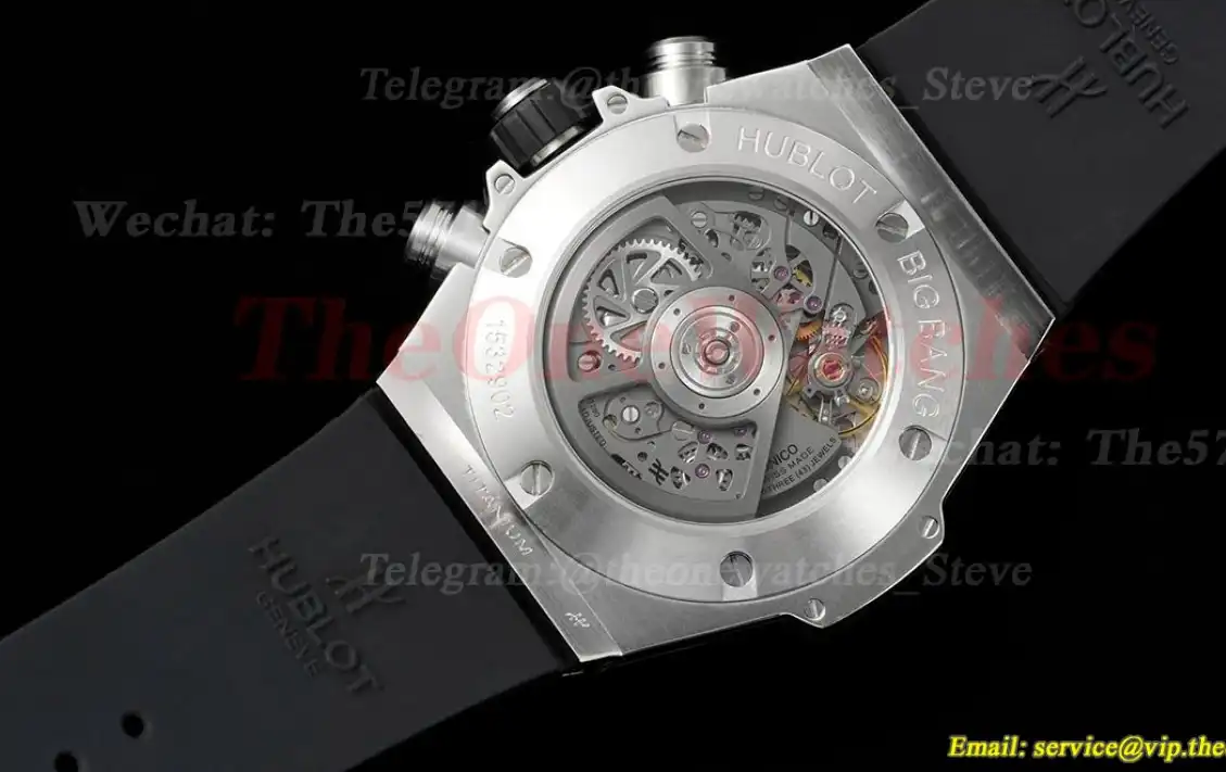 Big Bang Unico 44mm Diams Bezel Titanium SS Diams Rubber BBF A1280