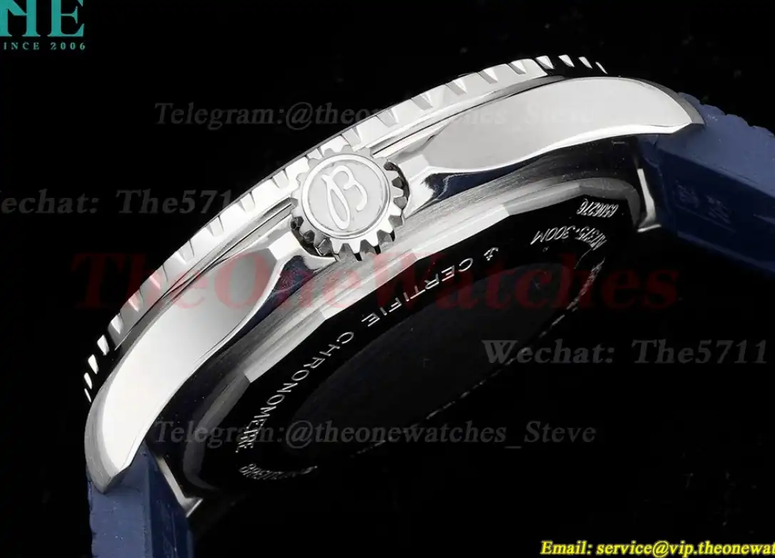 Superocean 42mm Blue Bezel SS RU White Dial BLSF A2824