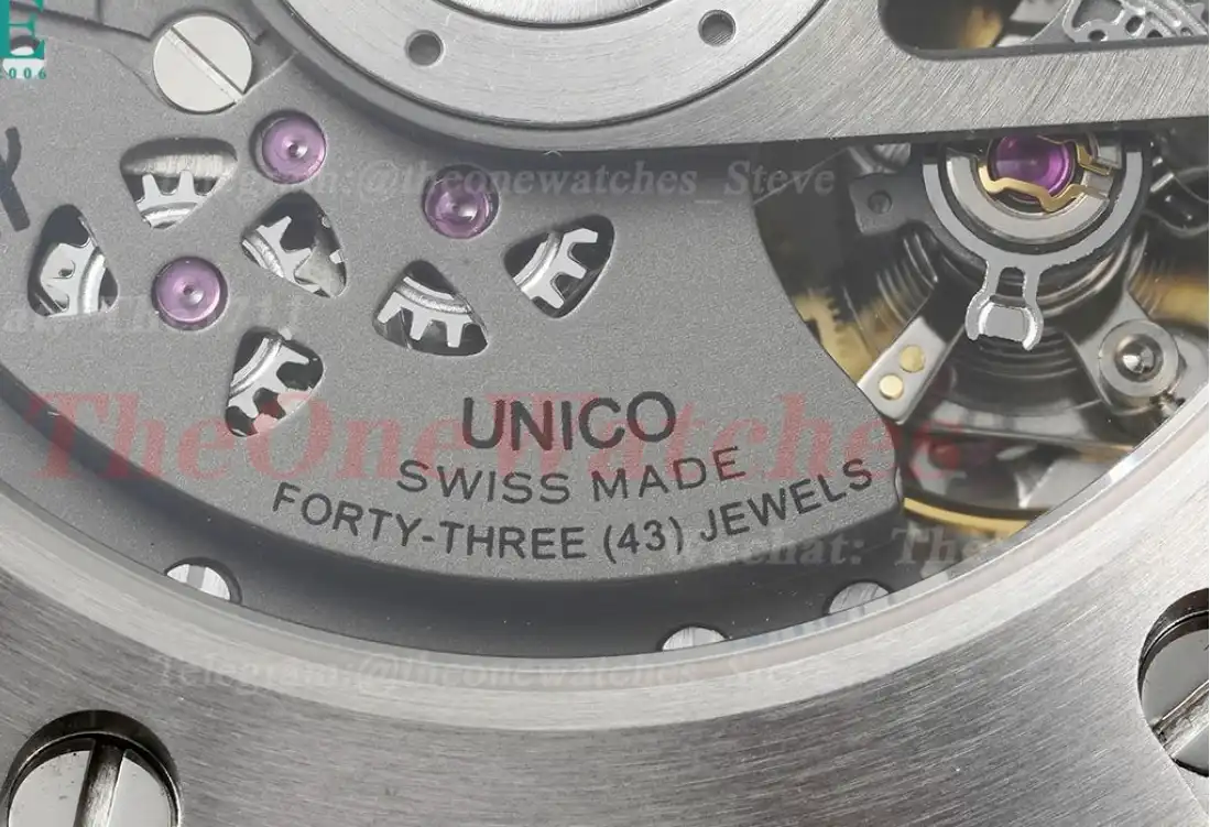 Big Bang Unico 44mm Gems Bezel Titanium SS Diams Rubber BBF A1280