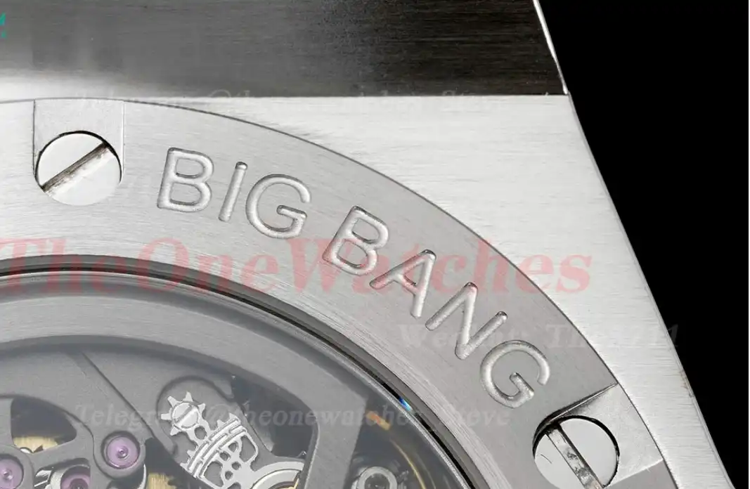 Big Bang Unico 44mm Gems Bezel Titanium SS Diams Rubber BBF A1280