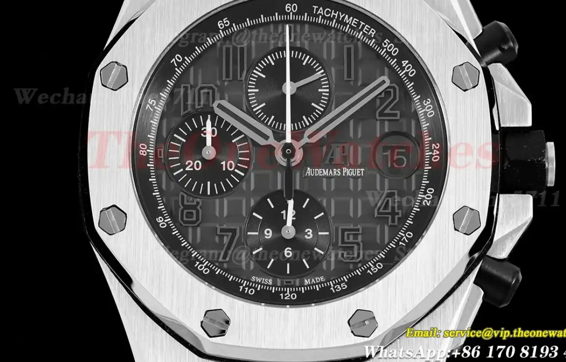 Royal Oak Offshore 42mm SS LE Grey Num RSF A3126 Mod