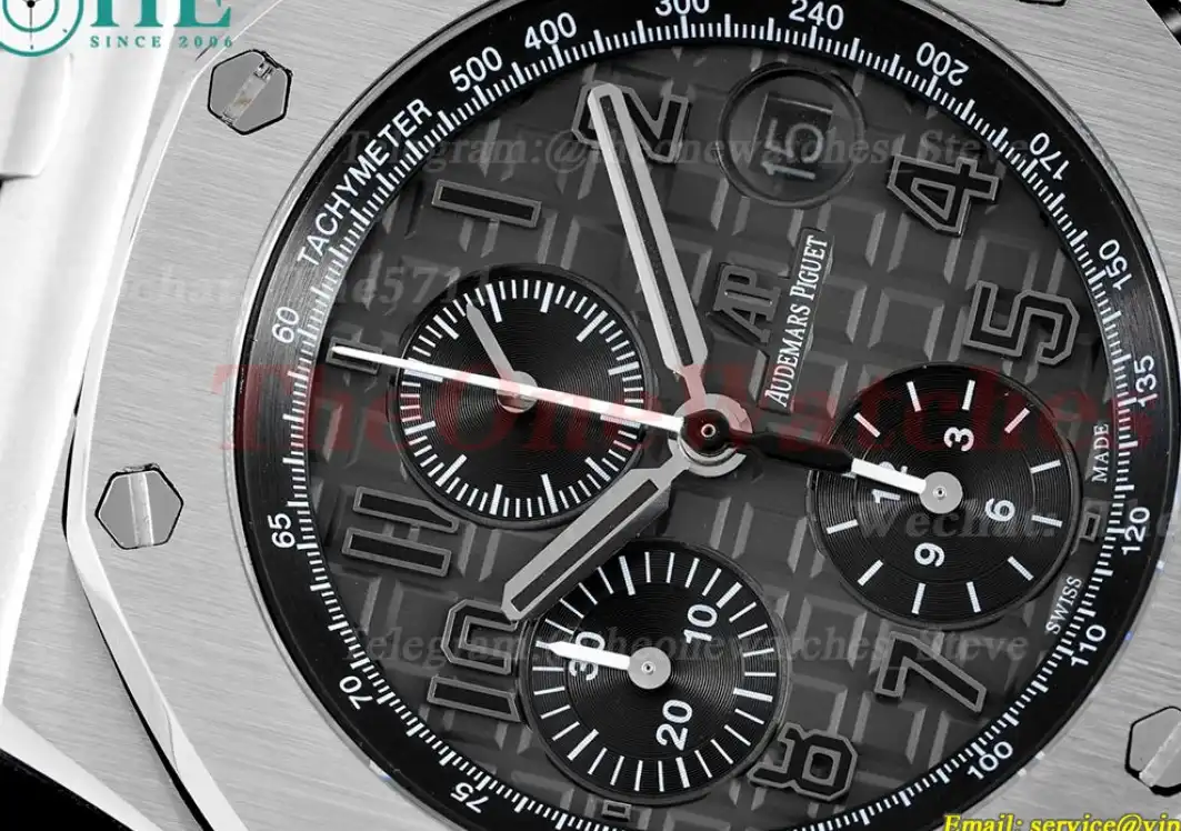 Royal Oak Offshore 42mm SS LE Grey Num RSF A3126 Mod