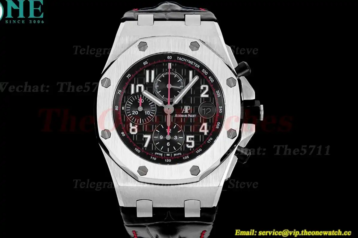 Royal Oak Offshore 42mm SS LE Black Num RSF A3126 Mod