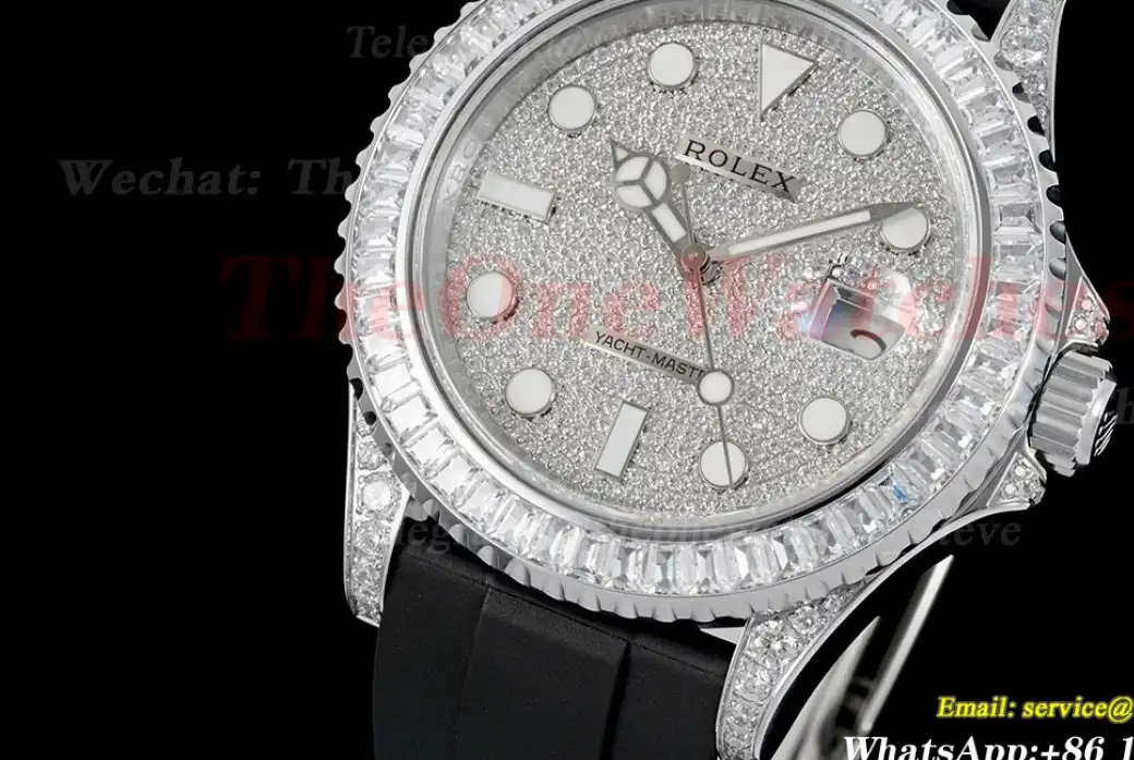 Yacht-Master 42mm SS RU Full Diamonds Dial 904L JVSF VR3235