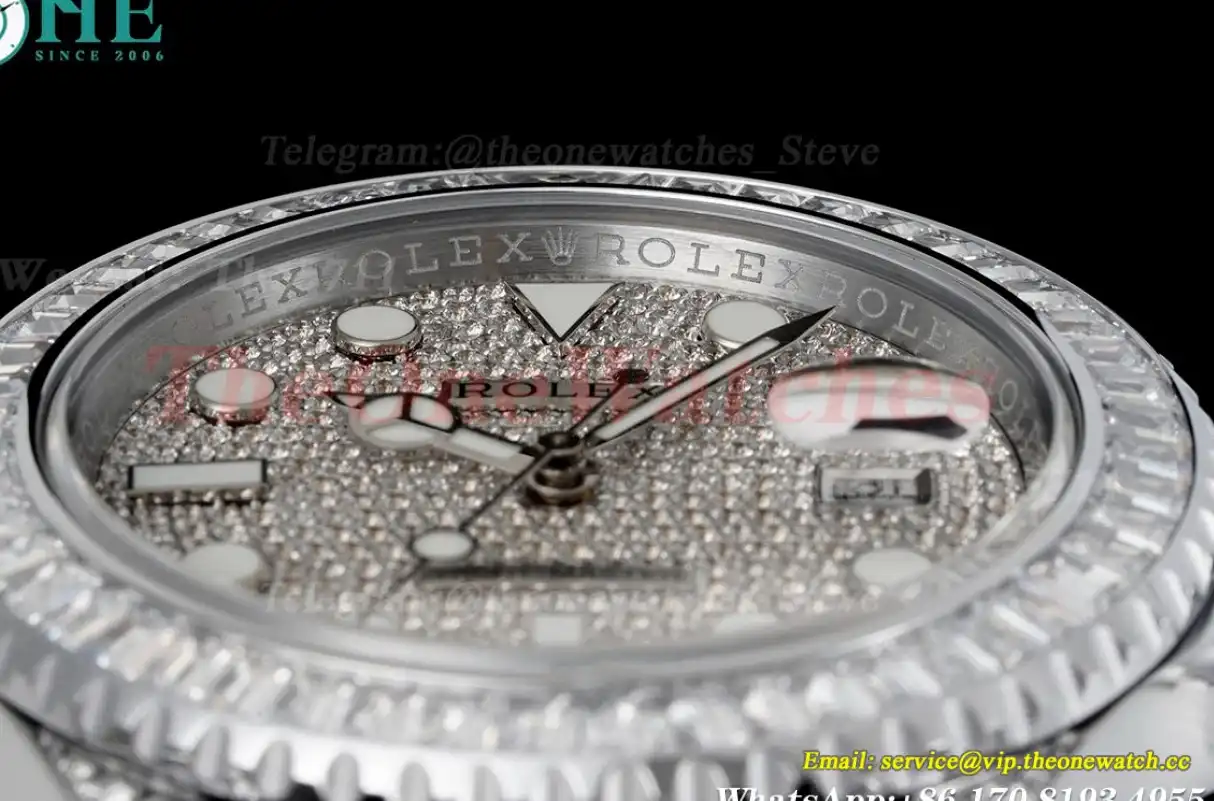 Yacht-Master 42mm SS RU Full Diamonds Dial 904L JVSF VR3235