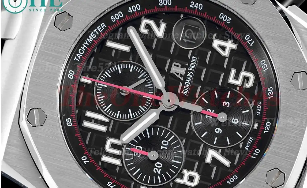 Royal Oak Offshore 42mm SS LE Black Num RSF A3126 Mod