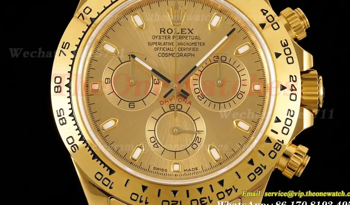 Daytona 116508 YG YG Gold Dial 316L WF A7750