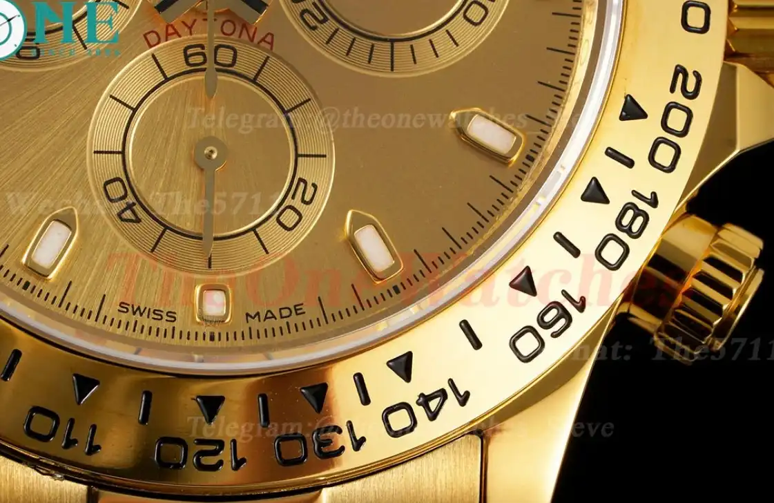 Daytona 116508 YG YG Gold Dial 316L WF A7750