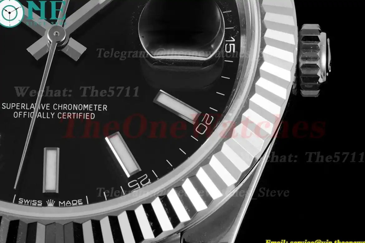 Datejust 126334 41mm Jub Flt 904L SS SS Black Stk VSF VS3235