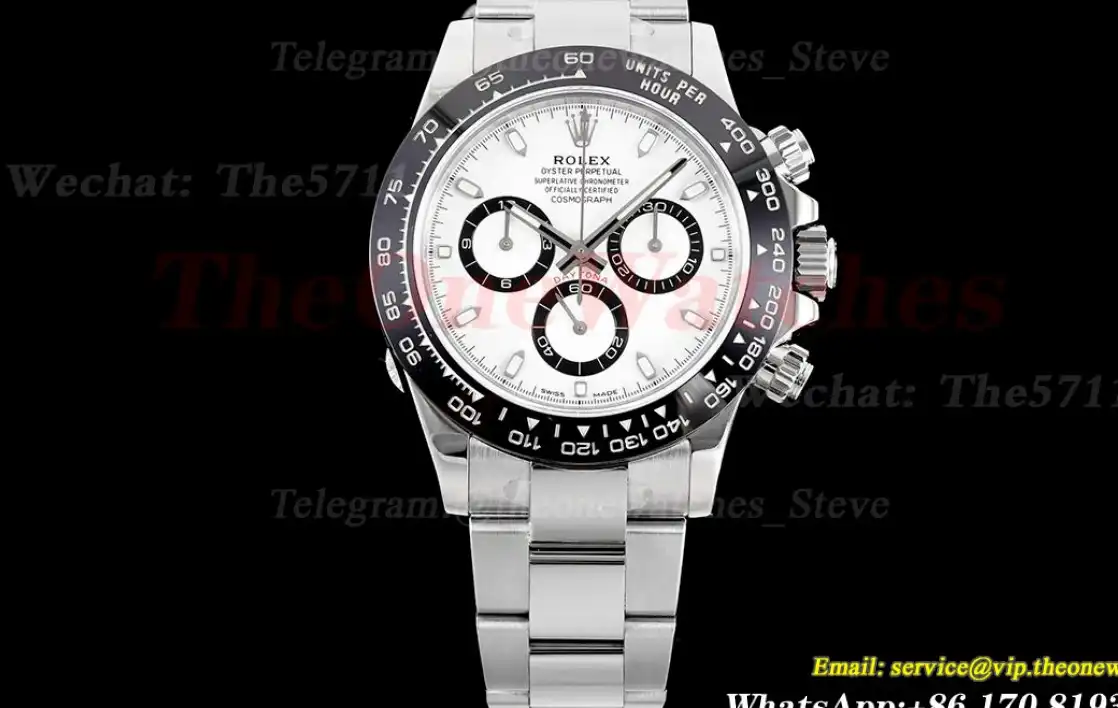 Daytona 116500 40mm SS SS White Black KING SA4130