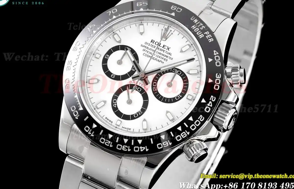 Daytona 116500 40mm SS SS White Black KING SA4130