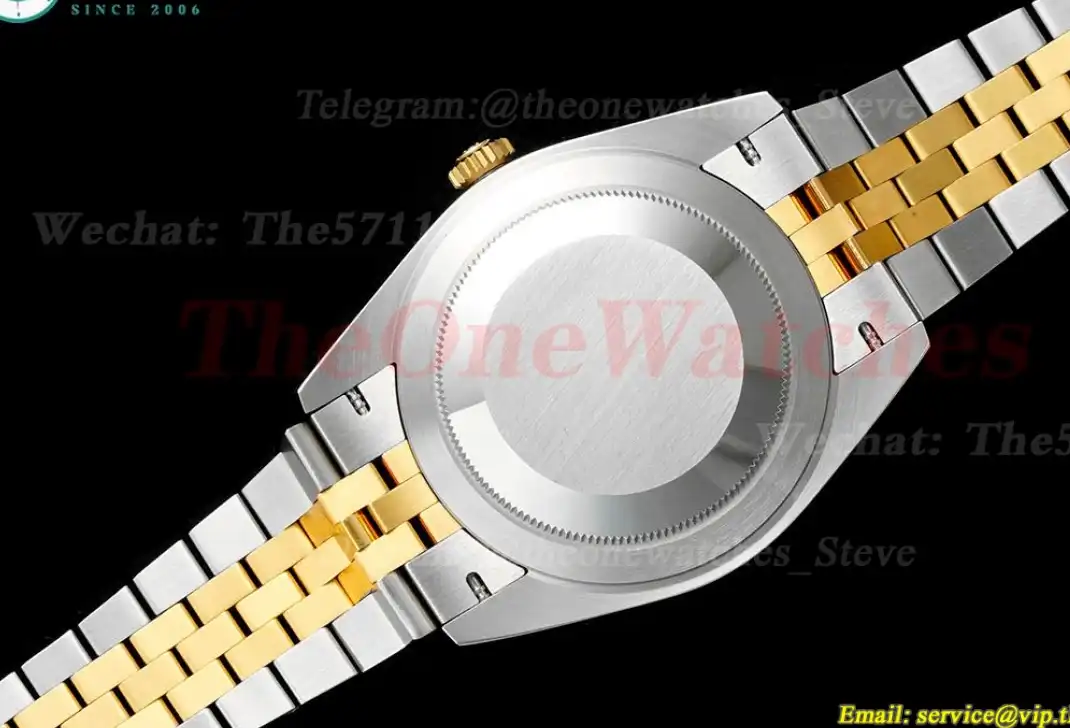 Datejust 126303 41mm Jubilee 904L SS YG White Stk King VR3235