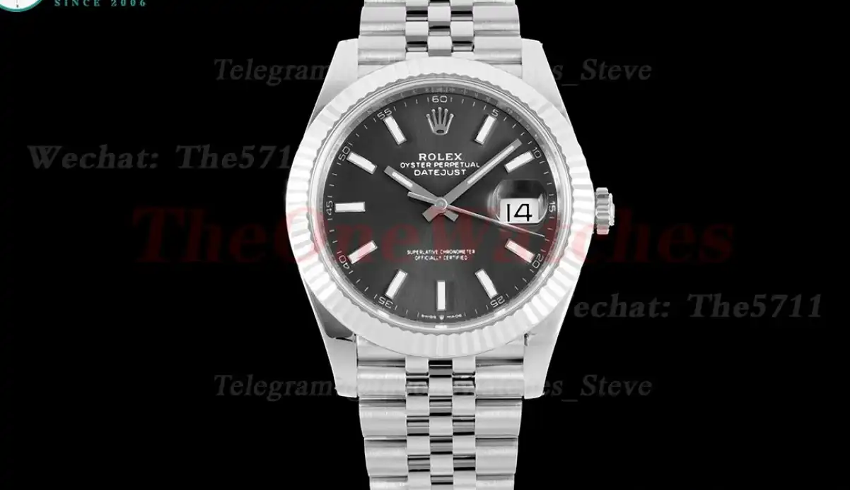 Datejust 126334 41mm Jub Flt 904L SS SS Grey Stk VSF VS3235