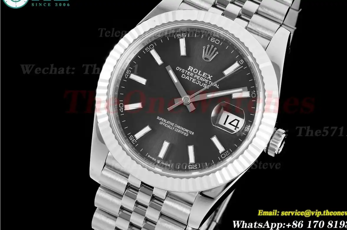 Datejust 126334 41mm Jub Flt 904L SS SS Grey Stk VSF VS3235