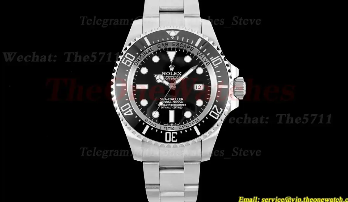 Seadweller 126660 44mm SS SS Black Dot CSF VR3235