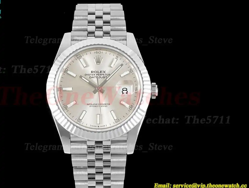 Datejust 126334 41mm Jubilee Flt 904L SS SS Silver Stk VSF VS3235