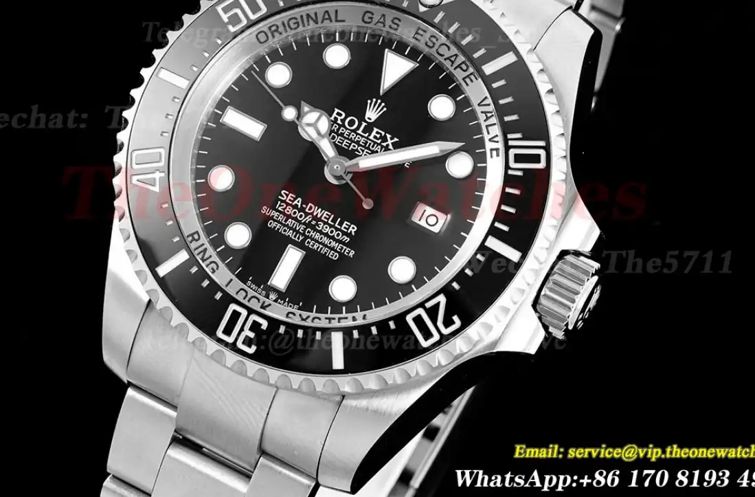 Seadweller 126660 44mm SS SS Black Dot CSF VR3235