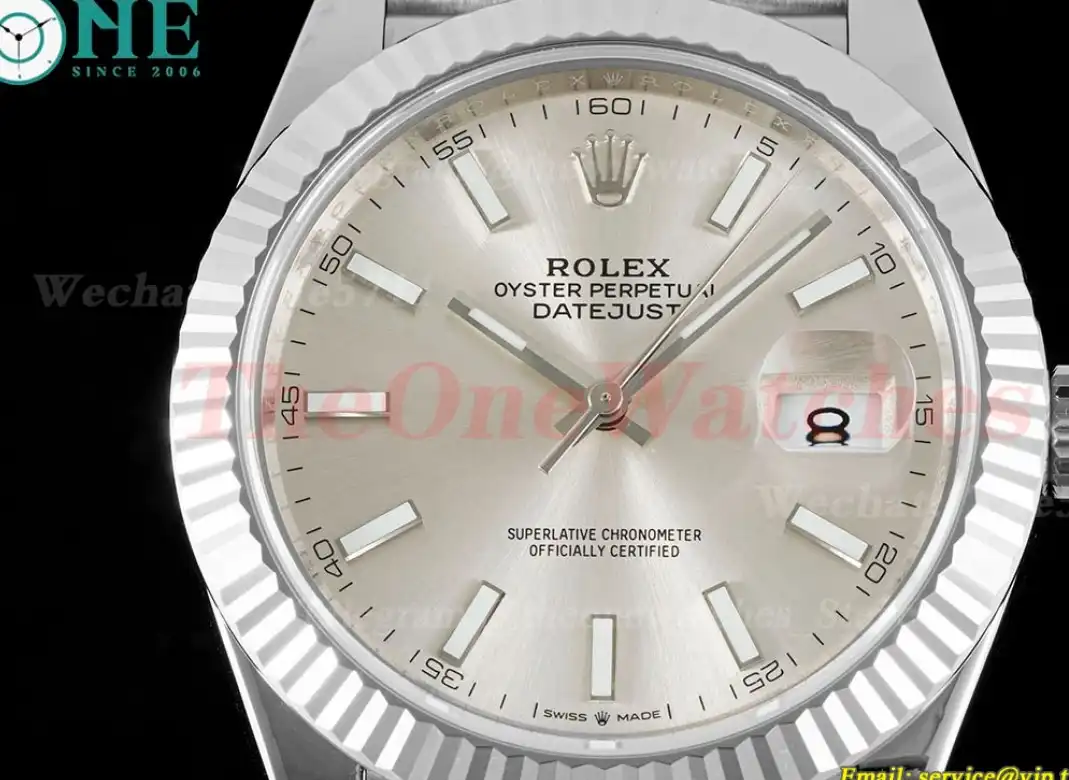 Datejust 126334 41mm Jubilee Flt 904L SS SS Silver Stk VSF VS3235