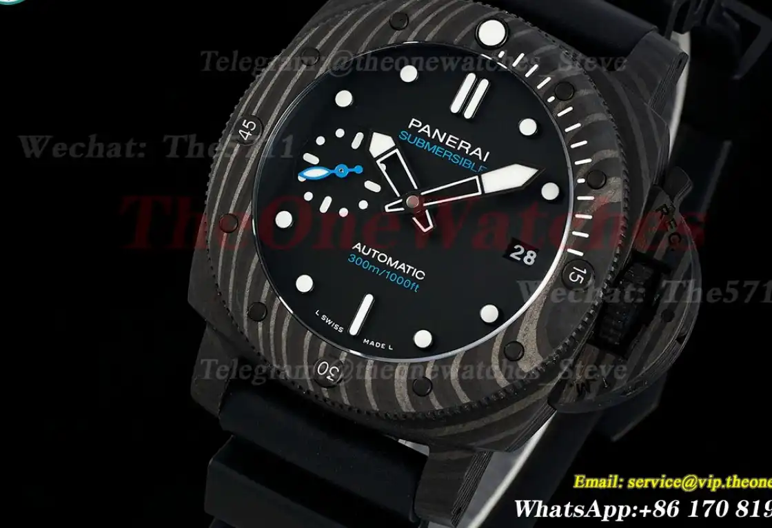 Submersible PAM2231 42MM Carbon RU Black Dial VSF P900