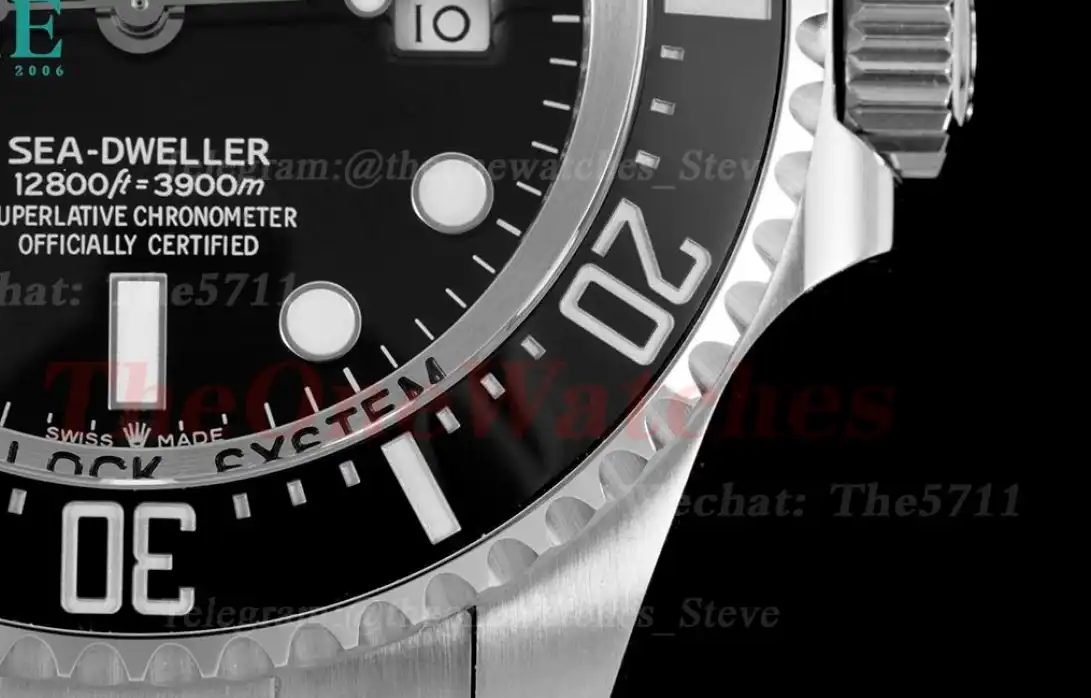 Seadweller 126660 44mm SS SS Black Dot CSF VR3235