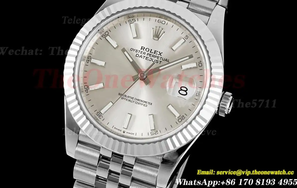 Datejust 126334 41mm Jubilee Flt 904L SS SS Silver Stk VSF VS3235