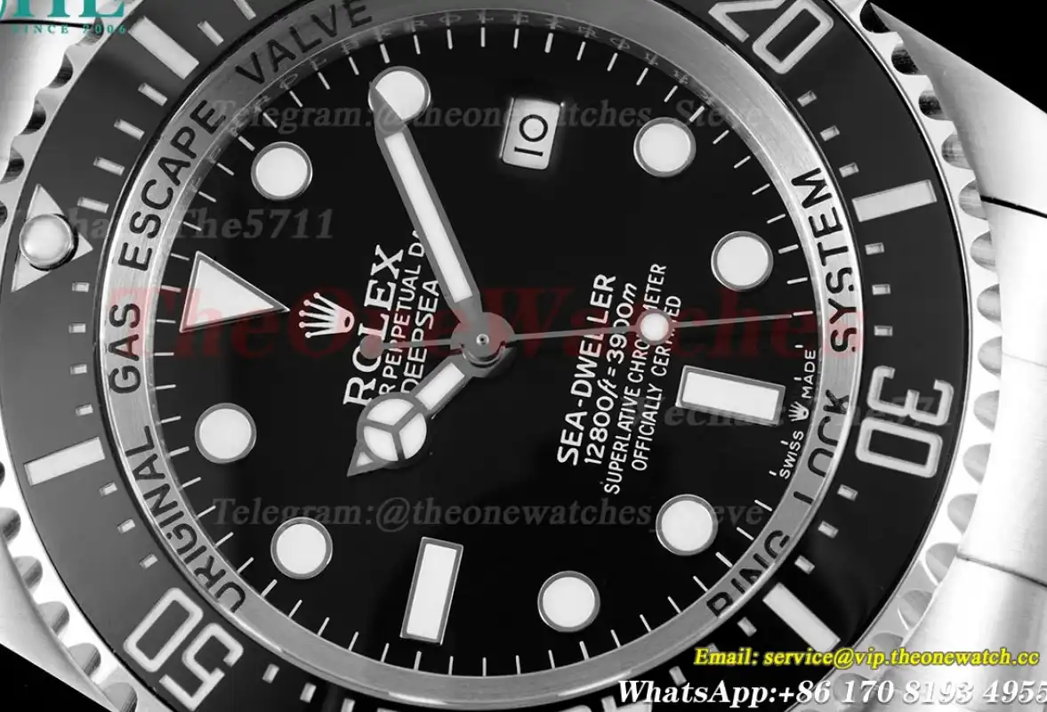 Seadweller 126660 44mm SS SS Black Dot CSF VR3235