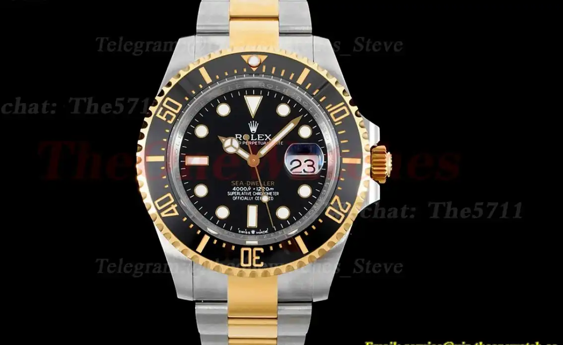 Seadweller 126603 43mm SS YG Black Dot CSF VR3235