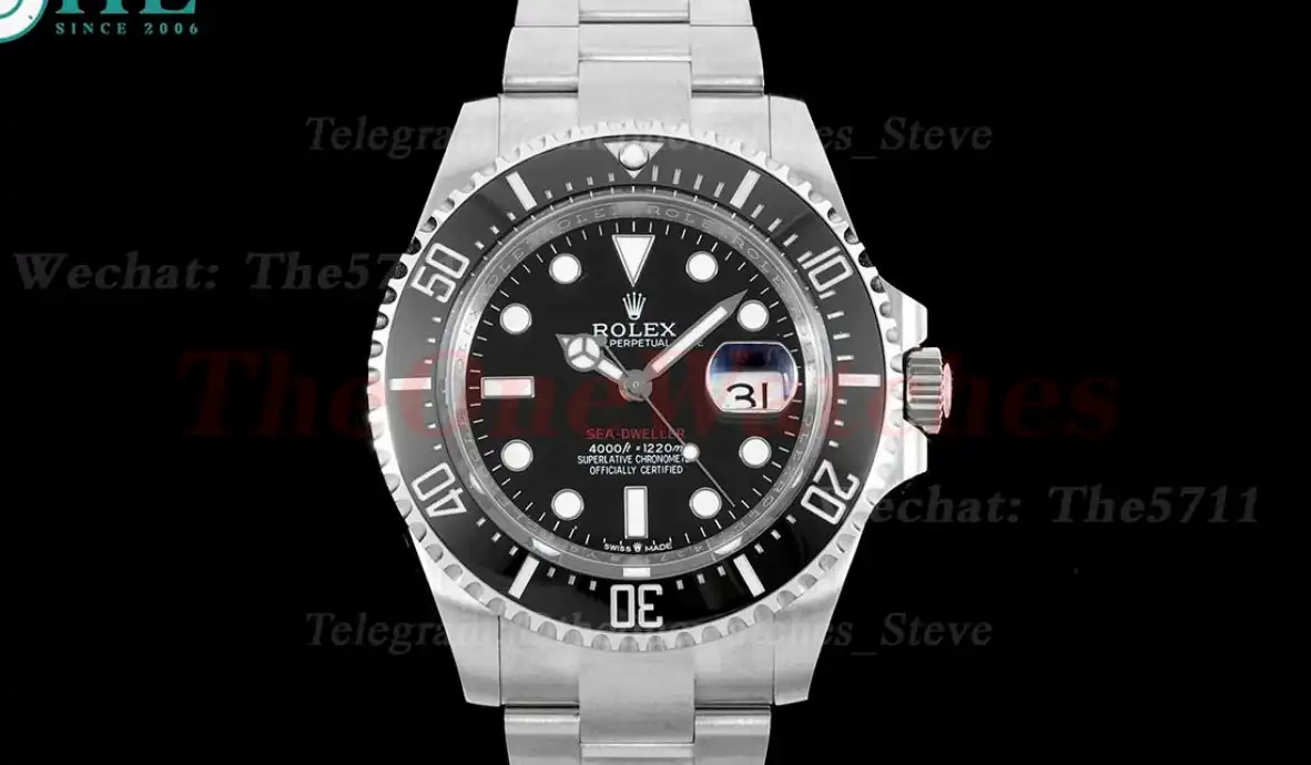 Seadweller 126600 43mm SS SS Black Dot CSF VR3235