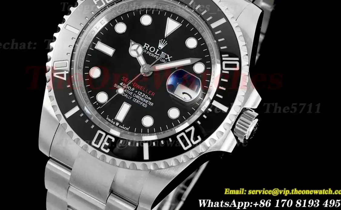 Seadweller 126600 43mm SS SS Black Dot CSF VR3235