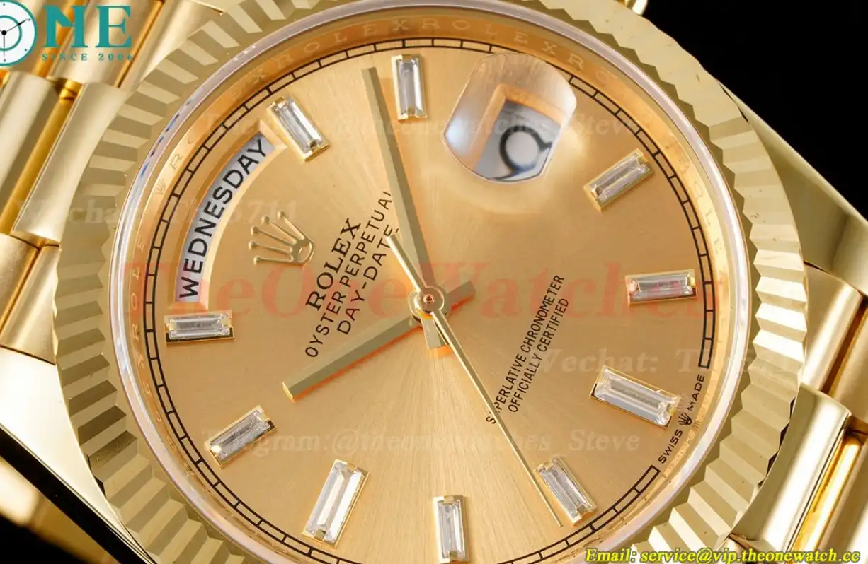 DayDate 40mm YG YG Gold Dia EWF A2836