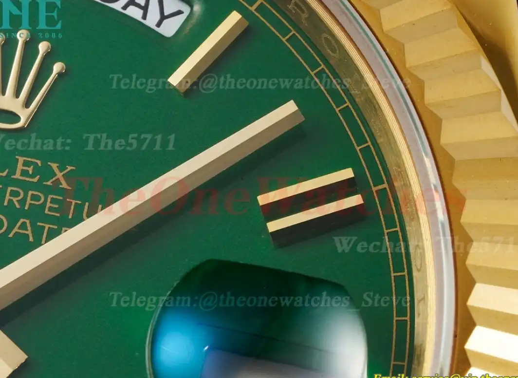 DayDate 40mm YG YG Green Rmn EWF A2836