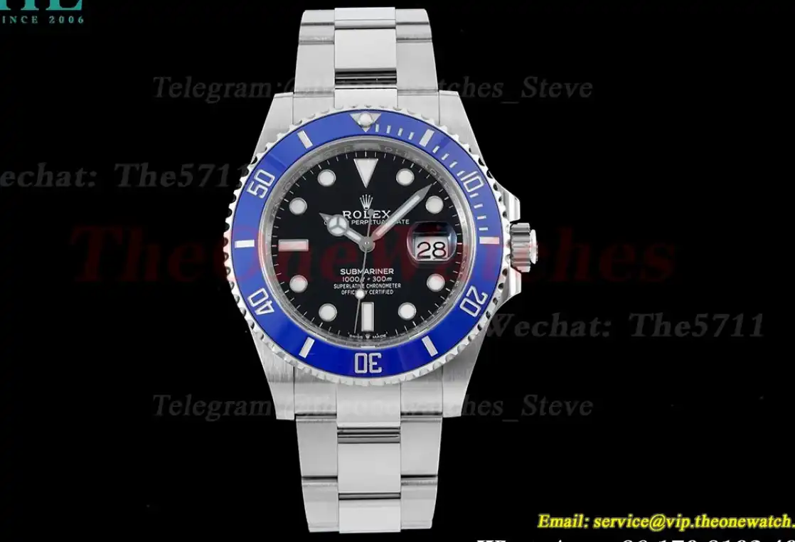 Submariner 126619LB 41MM 904L Black Dot SS SS Clean VR3235