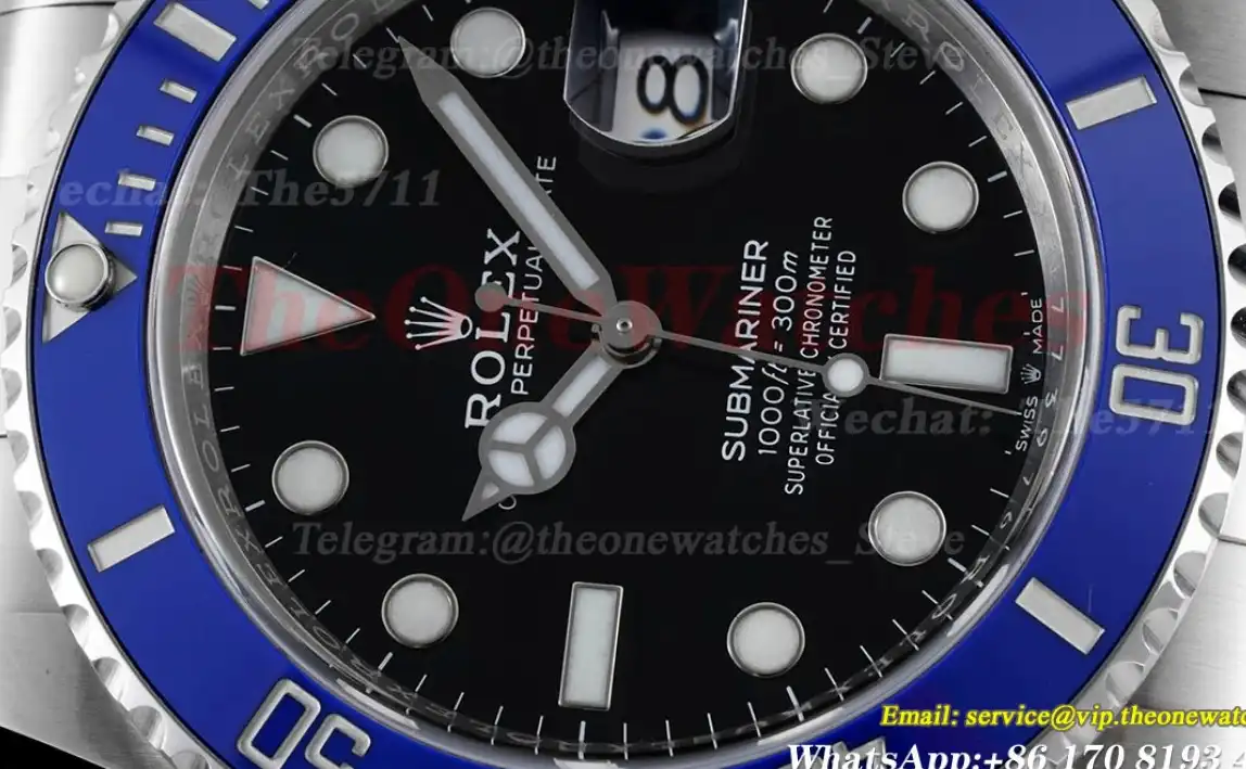 Submariner 126619LB 41MM 904L Black Dot SS SS Clean VR3235