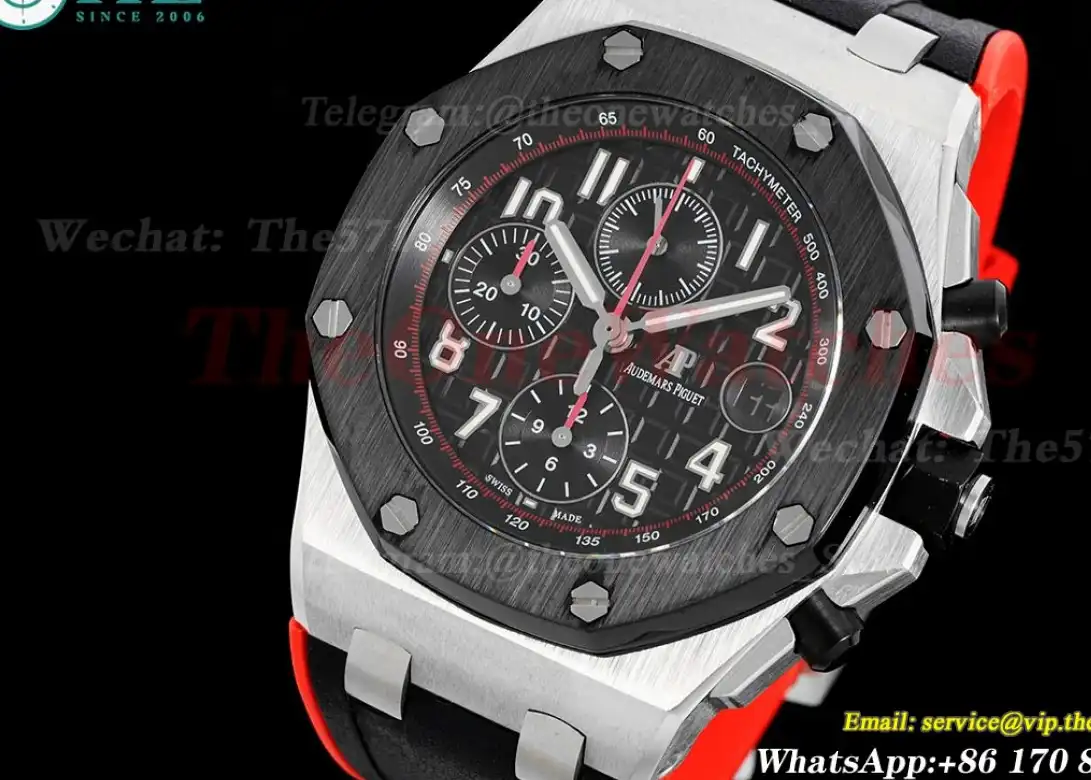 Royal Oak Offshore 42mm SS RU Black Num RSF A3126 Mod